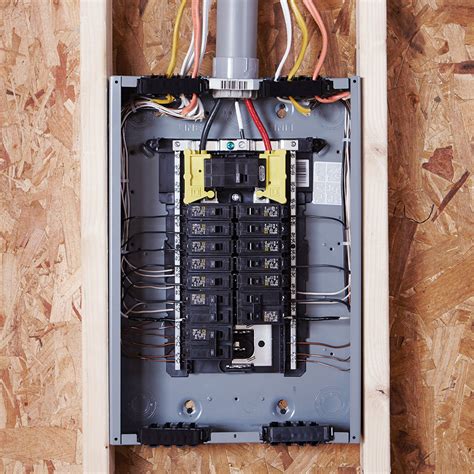 2 wire electrical breaker box|small breaker box for garage.